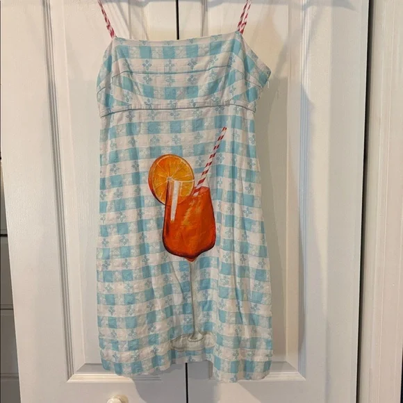 Rachel Antonoff Gwen Mini Dress in Spritz Size 4 - Picture 6 of 8